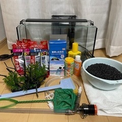 水槽　メダカ飼育セット