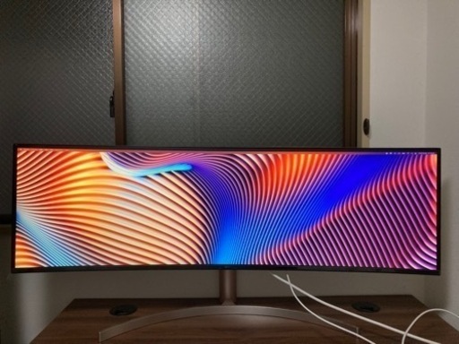 LG 49インチ モニター HDR対応/IPS/USB Type-C、高さ調節