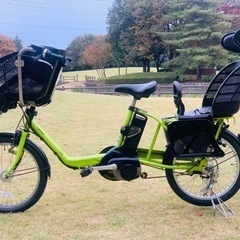 Ⅱ 4445 13.2アンペア　新品日本製タイヤ　子供乗せ電動自...