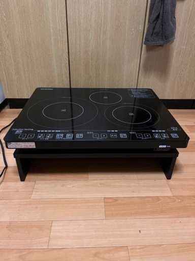 アイリスオーヤマ　IHコンロと専用台セット