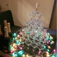 シャンパンタワーグラス　　🥂🍾　レンタル