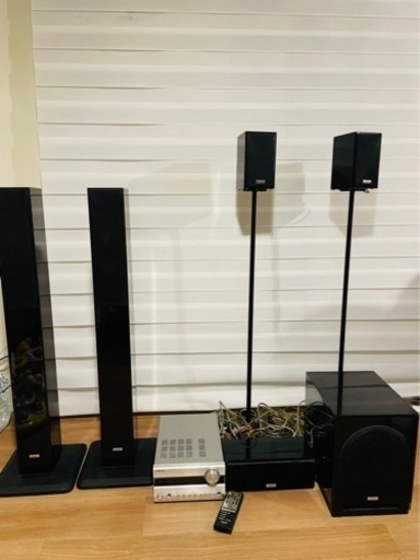 【最終値下げ】ONKYOホームシアターセット（アンプ/5.1chスピーカー）