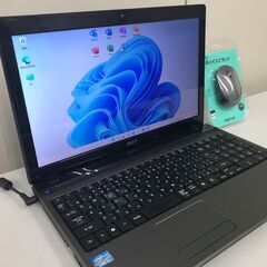 【美品】最新Windows11のパソコンがこの価格です。「acer」正規Office2021 インストール済み「管理No3」「基本送料無料」の画像