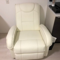 【開業にどうぞ】リクライニングシート/アイボリー/美品