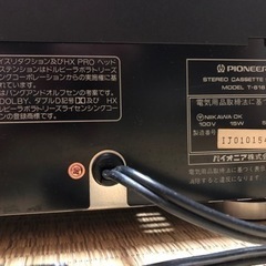 パイオニア　ステレオカセットデッキ　T-616の画像