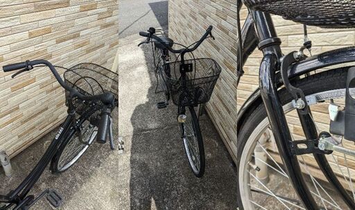 中古自転車 変速無 26インチ （ノーマルライト） 軽整備済み 安い 防犯登録 町田市 麻生区 神奈川 ky22