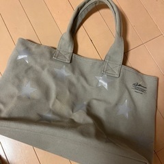 グレー星バッグ