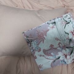 シングル布団セット（掛・敷・枕）＋マットレス代わりの敷布団の画像