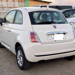 H24 フィアット500 1.2 POP 丸まる2年車検付の画像