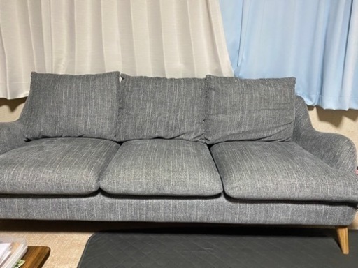 ソファ 3人掛け グレー