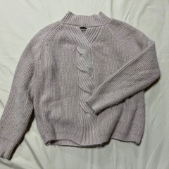 ニット　セーター　ベージュの画像