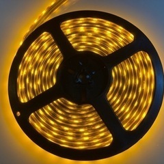 5m アンバー色 LEDイルミネーション シリコン防水