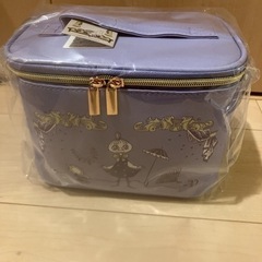 ムーミン　ミムラ　鏡付き　バニティポーチ　ぬいぐるみ　パープル　紫　限定　非売品の画像