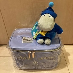 ムーミン　ミムラ　鏡付き　バニティポーチ　ぬいぐるみ　パープル　...