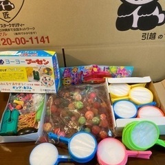 お祭りセット　ヨーヨー釣り、金魚すくい、モデリングバルーンの画像