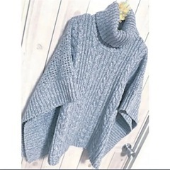 GAP タートルニットポンチョ♪