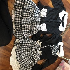 110、120 女の子 セットアップの画像
