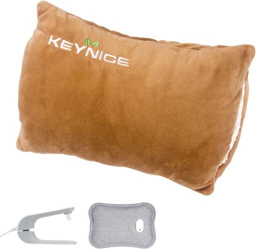 売約済み！B195【定価2704円⇒1300円】KEYNICE 湯たんぽ 充電式 ブラウン KN-9106