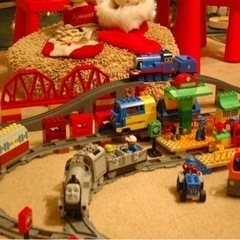 レゴ　デュプロ　トーマス線路セット　数万円分の画像