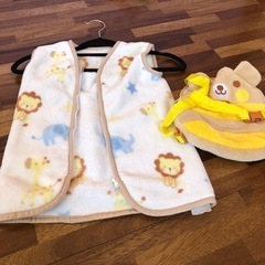 ベビー毛布 着るタイプです