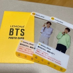 BTS レモナ缶 セット フォトカード付きの画像