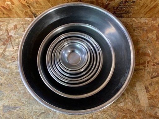 (5768) マルエフ 他 ステンレス ボール 24個 ミキシングボウル まとめて業務用 飲食店 厨房 店舗用品