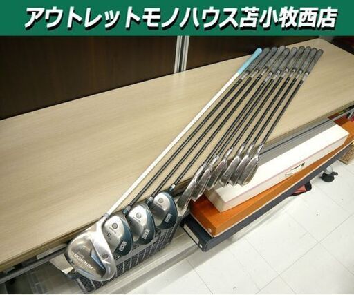 レディース ゴルフセット Dr Newing POTENCIA FW 3本 I5～9 PW MACTEC FLEX L 合計10本セット 中古 苫小牧西店