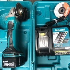 マキタ　14.4V 充電式ディスクグラインダー　バッテリー・収納ケース付