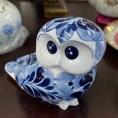 北欧産 フクロウの置物