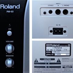 美品：Roland/ローランド　PM-03　 パーソナル・ドラム・モニターの画像