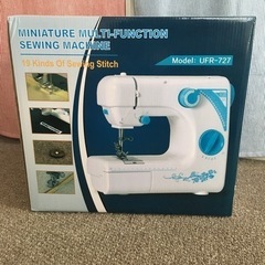 物々交換希望⭐︎ ミシン　ポータブル　電動　小型　美品　
