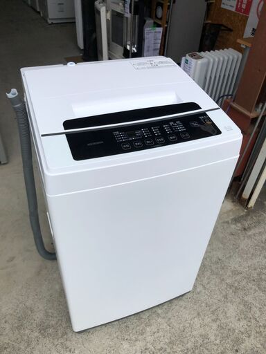 【動作保証あり】IRIS OHYAMA 2021年 IAW-T602E 6.0kg 全自動洗濯機【管理KRS513】