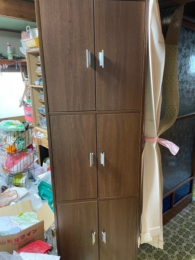 食器棚　美品です！　茶色