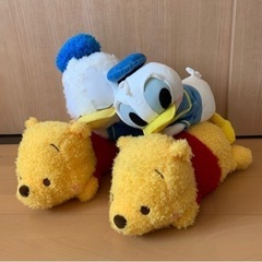 【新品タグ付き✨】プーさん&ドナルドぬいぐるみの画像