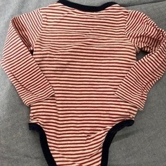80サイズ前開き上半身服（中古）の画像