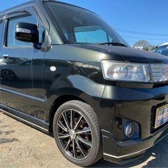 【支払総額12.8万円】車検令和6年6月 ワゴンRスティングレー　ターボ 重低音社外マフラー♪スマートキー 社外アルミ 10万キロ以内の軽自動車お探しの方必見★の画像