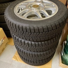 2021年製造イボ付きスタッドレス&アルミセット 155/65R13