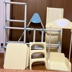 キッズパークジャングルジム滑り台付きの画像
