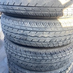145/80R12 ノーマルタイヤ４本　１２インチ　軽トラック軽バン