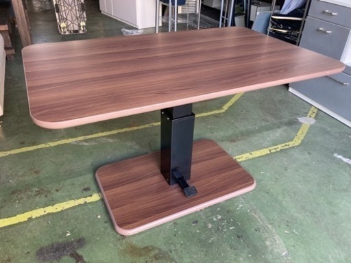 ● モダンデコ、昇降式テーブル、幅119.5センチ、新品価格27998円