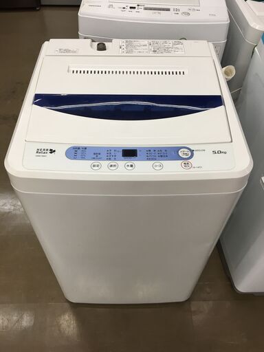 ヤマダ　洗濯機　YWM-T50A1 中古品　5.0kg 2017年