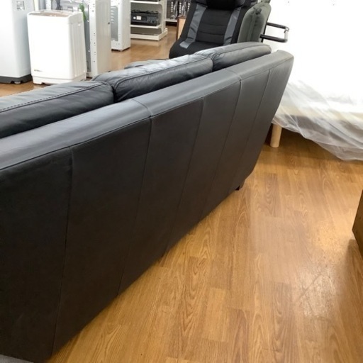S'ACCOMODI 3人掛けレザーソファー【トレファク 川越店】