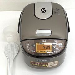 【レガストック川崎本店】ZOJIRUSHI 象印 3合炊き IH炊飯器 NP-GJ05 2019年製