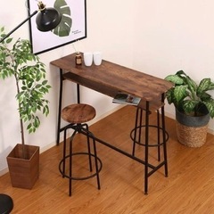 お値下げ　カウンターテーブル 幅120cm キッチンテーブル ス...