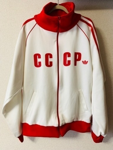 【終了】adidas アディダス　ジャージ　赤　白