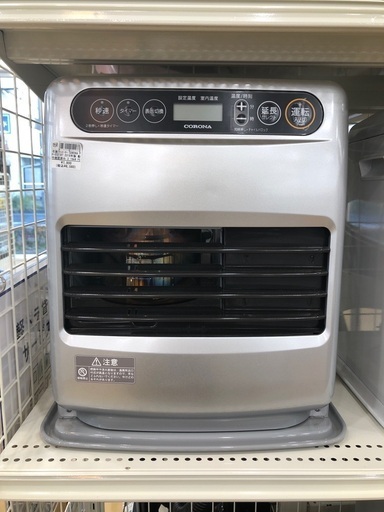 石油ファンヒーター　CORONA 2018年製　シルバー