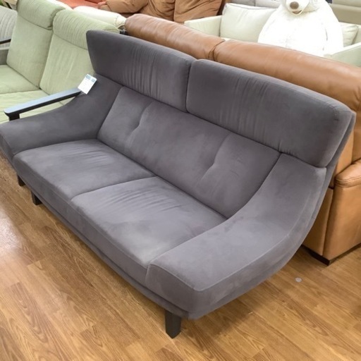 値下げしました！karimoku 2人掛けハイバックソファー UU46【トレファク 川越店】