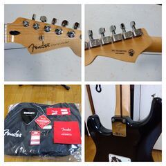 フェンダーのストラットキャスター/プレイヤーシリーズの黒です。（超美品）の画像