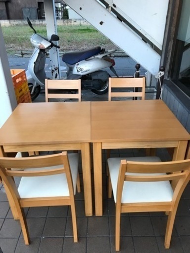 美麗ダイニングテーブルチェアセット2×2 ✳︎11/12迄