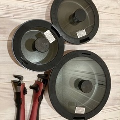 ニトリ　とっての取れる鍋8点セットの画像